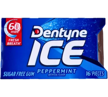 Dentyne Ice Peppermint Sugar Free Gum 16pcs