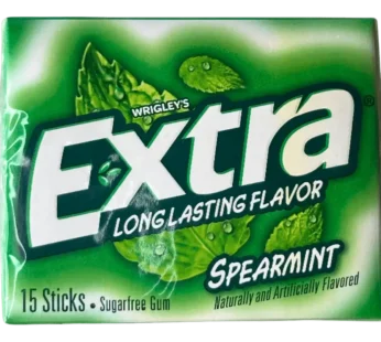 Wrigley’s Extra Spearmint Sugar Free Gum 15 Sticks