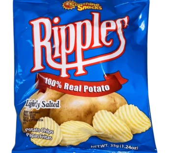 Sunshine Snacks Ripples Lightly Salted Potato Chips