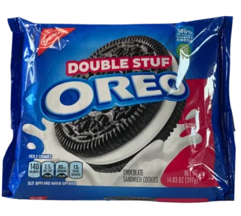 Oreo Double Stuffed Chocolate Sandwich Cookies 397g