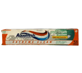 Aquafresh Pure Breath Action Toothpaste Extreme Clean Fresh Mint