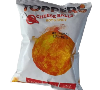 Toppers Hot and Spicy Cheese Balls 35g