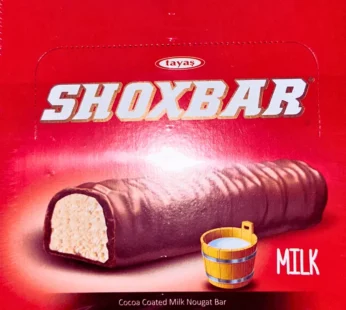 Shoxbar Cocoa Coated Milk Nougat Bar