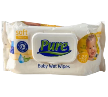 Pure Baby Wet Wipes 120 Pieces