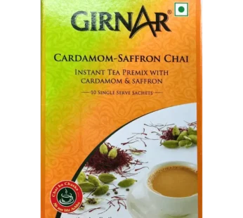 Girnar Cardamom Saffron Chai Instant Tea Premix (10 Sachets)