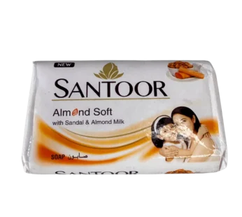 Santoor Almond Soft with Sandal & Almond Milk Soap