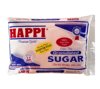 Happi White Granulated Sugar 1800g