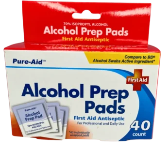 Alcohol Prep Pads 40’s